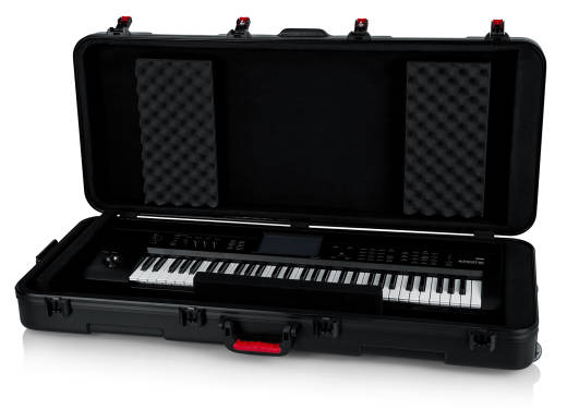 TSA ATA Molded 61-Note Keyboard Case w/Wheels