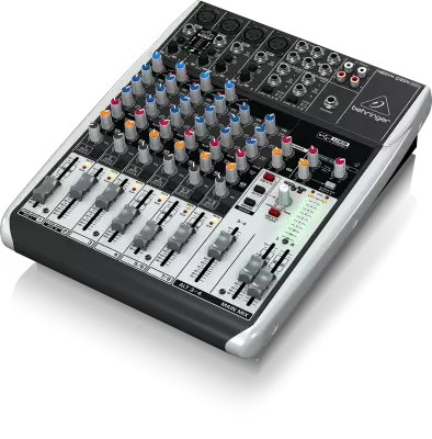 Q1204USB 12-Input, 2/2-Bus Mixer w/ Compressor & USB