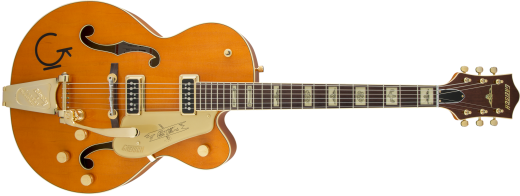 Gretsch Guitars - G6120T-55 Vintage Select Edition 1955 Chet Atkins Hollow Body with Bigsby - Vintage Orange Stain, Lacquer