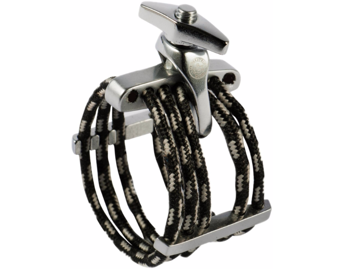 Silverstein Works Original Alto Sax Ligature, Brushed Silver Medium