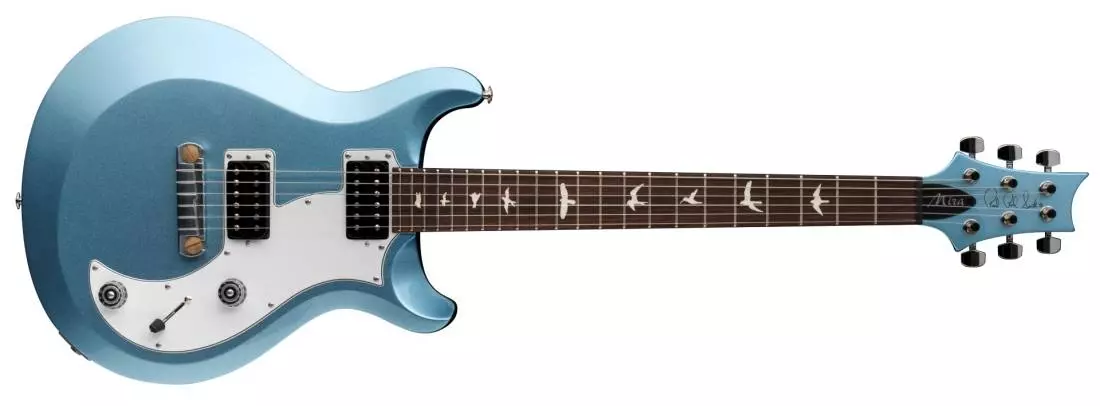 S2 Mira Electric Guitar (Bird Inlay) - Ice Blue Firemist
