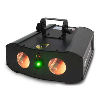 Remote Controllable Dual RGBW LED Moonflower and Laser
