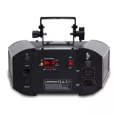Remote Controllable Dual RGBW LED Moonflower and Laser
