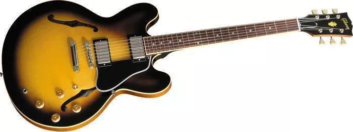 ES-335 Dot Fat Neck - Antiqued Vintage Sunburst