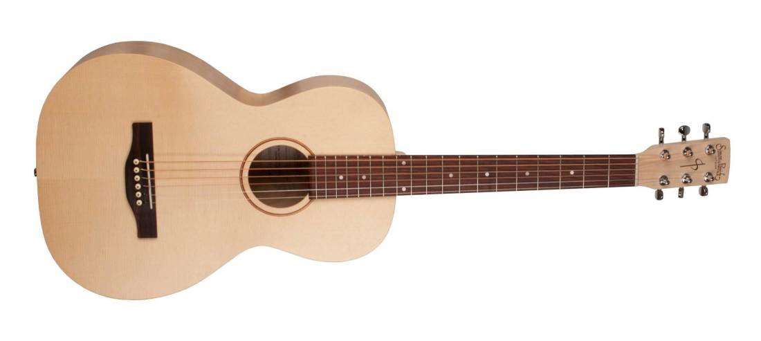 Trek Natural Solid Spruce Parlor Acoustic Guitar