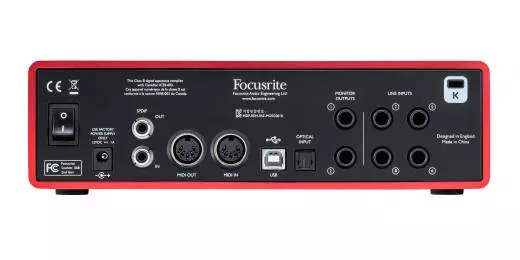 Scarlett 18i8 Gen2 - 24/96 18-in/8-out USB Audio Interface