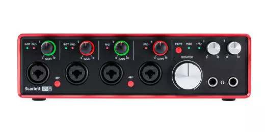 Scarlett 18i8 Gen2 - 24/96 18-in/8-out USB Audio Interface