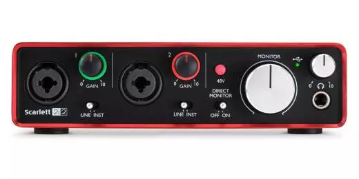 Scarlett 2i2 Gen2 - 24/96 2 In/2 Out USB Audio Interface