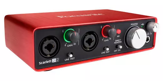 Scarlett 2i2 Gen2 - 24/96 2 In/2 Out USB Audio Interface