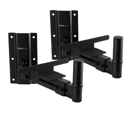 Frameworks Adjustable Wall Mount Speaker Stands -  Pair