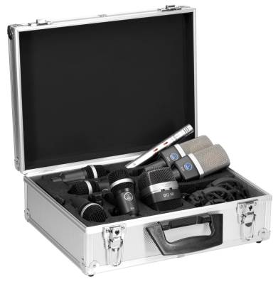 AKG - Premium Reference Drum Microphone Set - D12VR/C214ST/C451B/4xD40