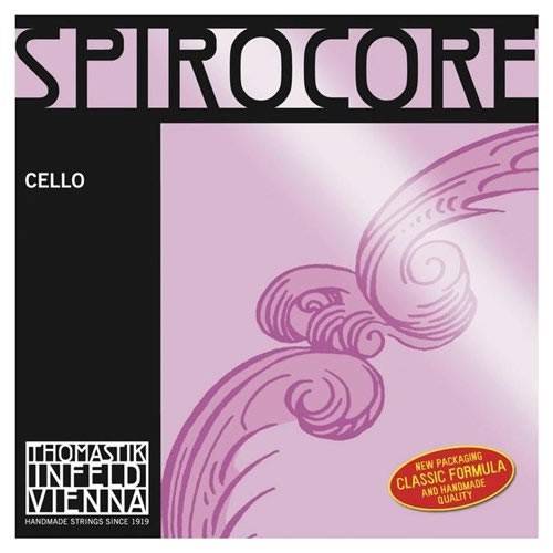 Spirocore Single Cello C String 4/4 - Silver