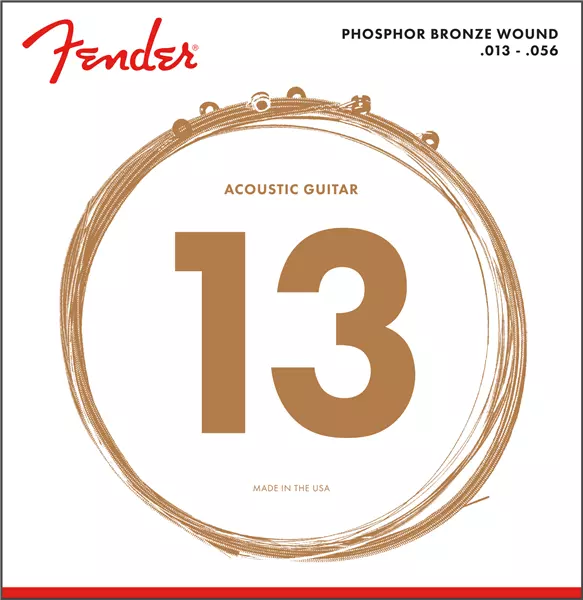 60M Phosphor Bronze Acoustic Strings 13-56