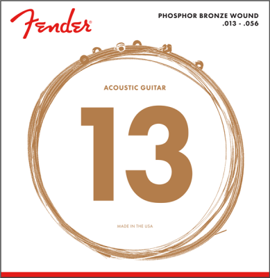 Fender - 60M Phosphor Bronze Acoustic Strings 13-56