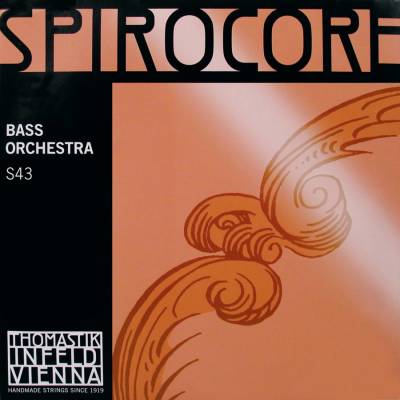 Spirocore Double Bass Single E String 4/4 - Solo Tuning