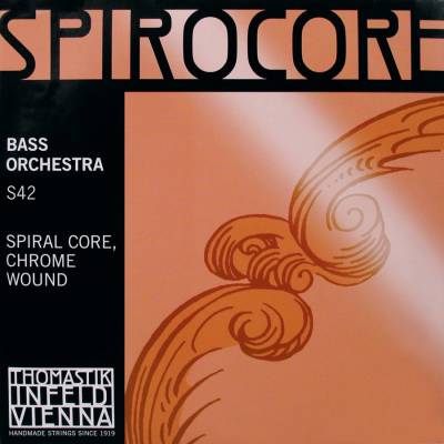 Spirocore 4/4 Bass Ext C String-CHROME
