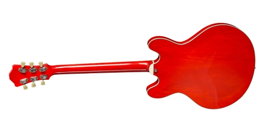 T386 Thinline Semi-Hollow 2HB with Hardshell Case - Red