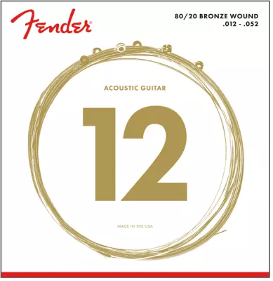 Fender - 70L 80/20 Bronze Acoustic Strings 12-52