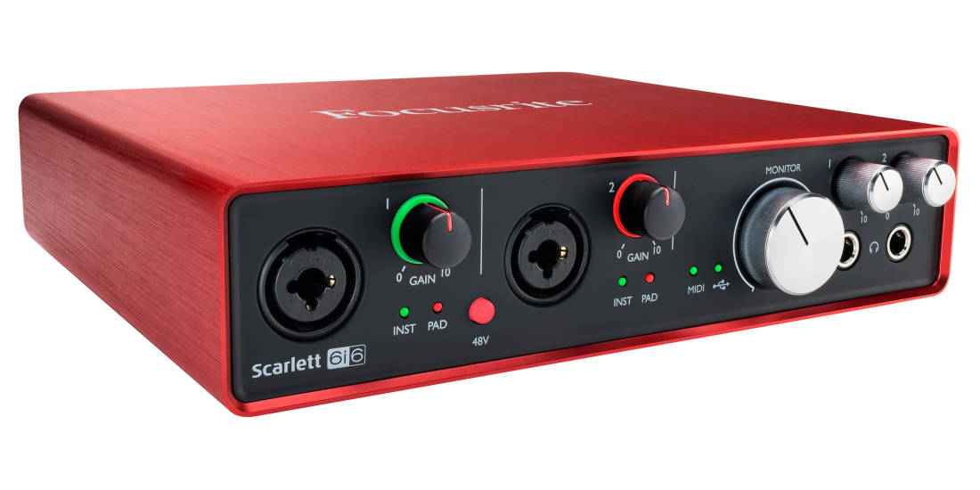 Scarlett 6i6 Gen2 - 24/96 6 In, 6 Out USB Audio Interface