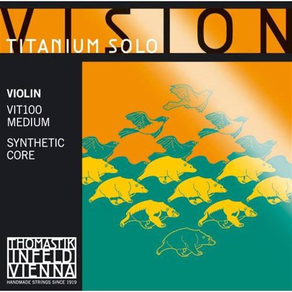 Vision Titanium Solo Violin Single D String 4/4