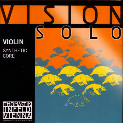 Thomastik-Infeld - Jeu de cordes pour violon Vision Solo 4/4 - Argent R