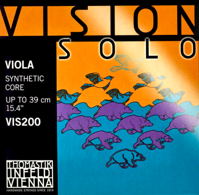 Vision Solo Viola Single D String 4/4 - Chrome Wound
