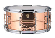 Ludwig Drums - Copper Phonic 14x6.5 Snare - Hammered w/ Tube Lugs