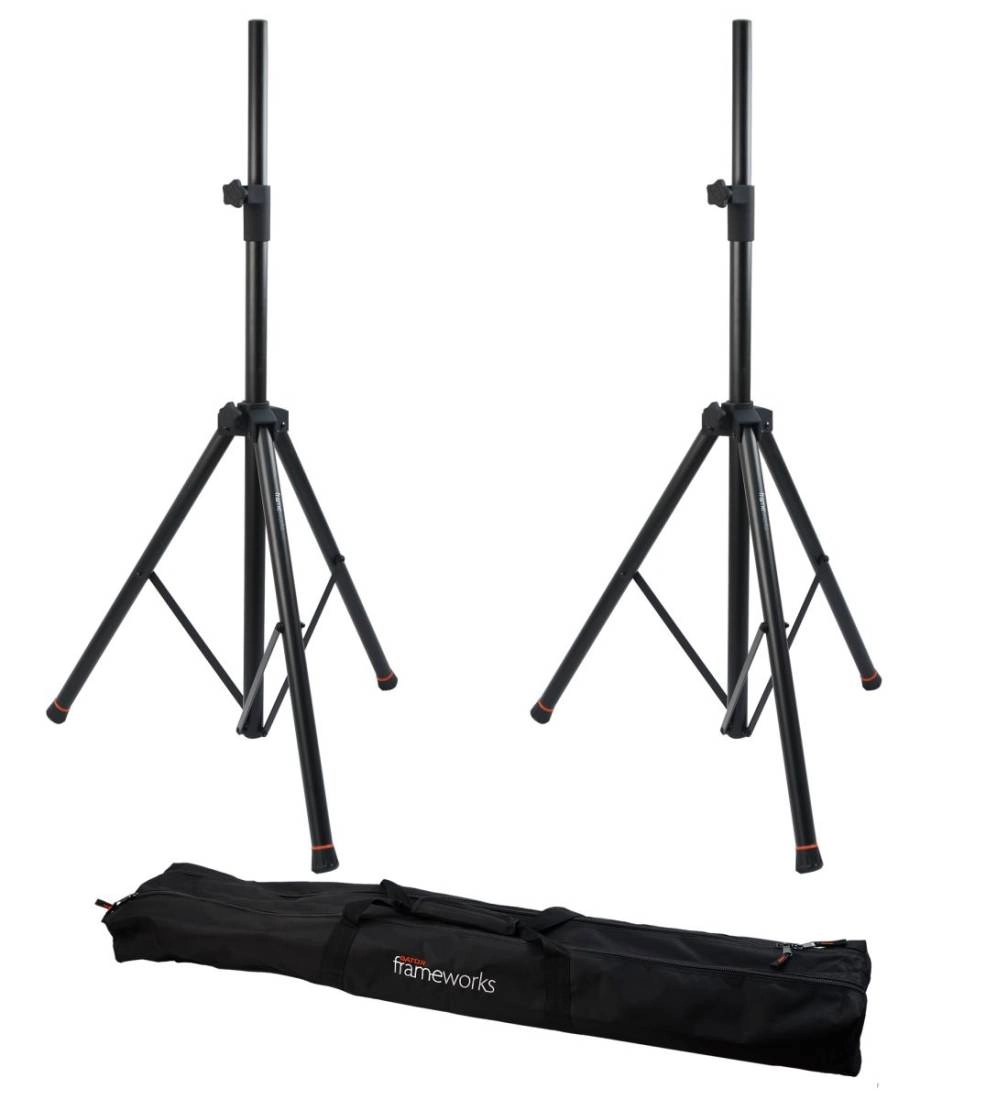 Frameworks Pair of Speaker Stands w/Carry Bag