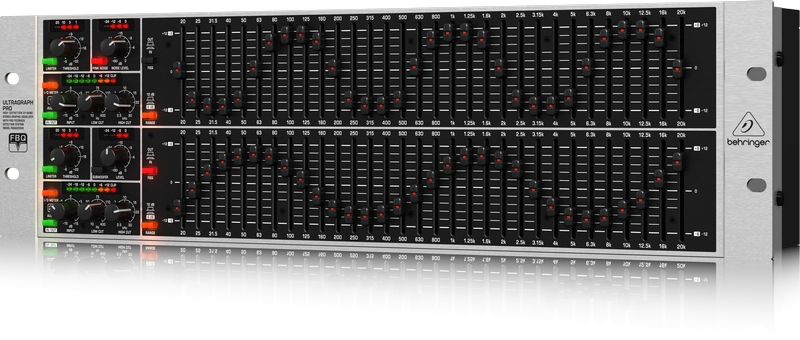 ULTRAGRAPH PRO FBQ6200HD High-Definition 31-Band Stereo Graphic Equalizer with FBQ Feedback Detection System