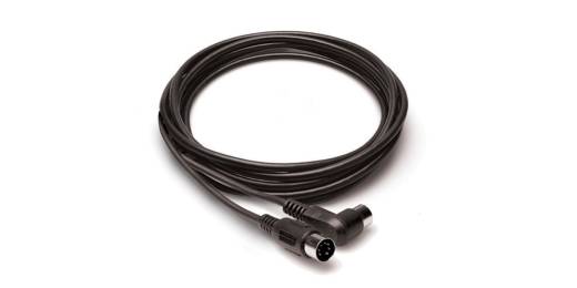Phantom Midi Cable, Right-angle 7-pin DIN to 7-pin DIN