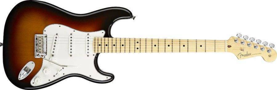 Fender Musical Instruments - American Standard Stratocaster - Maple Neck in  Sunburst