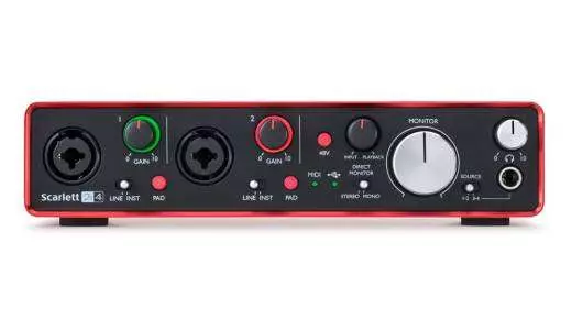 Scarlett 2i4 Gen2 - 24/96 2 In, 4 Out USB 2.0 Audio Interface