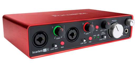 Scarlett 2i4 Gen2 - 24/96 2 In, 4 Out USB 2.0 Audio Interface