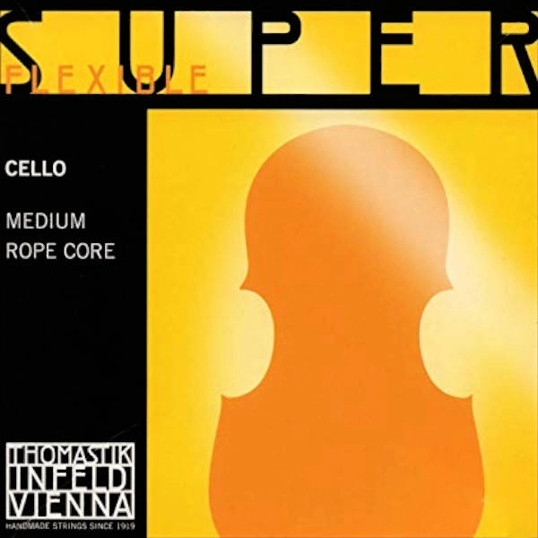 Superflexible Cello Single D String 1/2