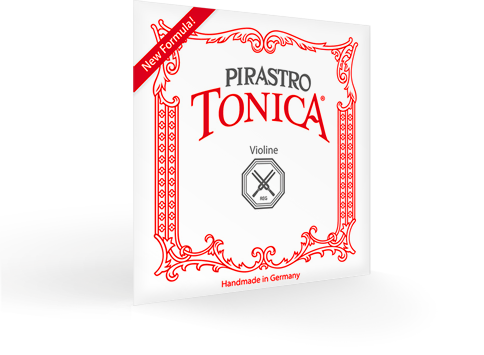 Pirastro - Ensemble de violon Tonica avec embout de boucle E & D en argent