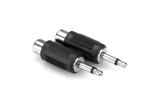 Hosa - Adaptors, RCA to 3.5 mm TS, 2 Pcs