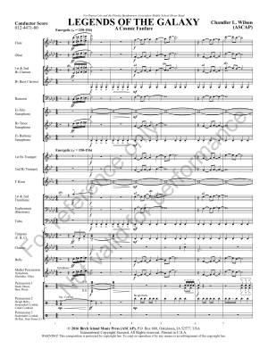 Legends of the Galaxy: A Cosmic Fanfare - Wilson - Concert Band - Gr. 3