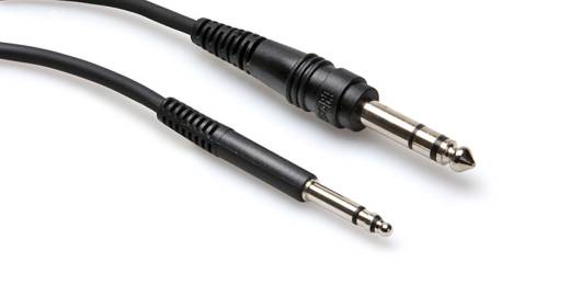 Hosa - Balanced Interconnect Cable,  TT TRS to 1/4 inch TRS, 5 Ft.