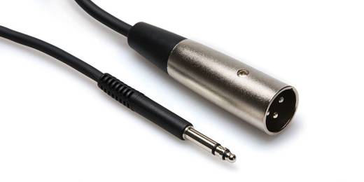 Balanced Interconnect Cable, TT TRS to XLR3M, 3 Ft