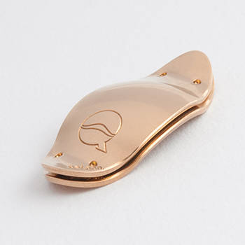 LefreQue Sound Bridge 33mm - Solid Silver, Rose Gold Plated