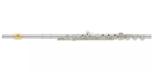 Yamaha Band - 300 Series Intermediate Open Hole Flute with Offset G, B Foot, and Gold-Plated Lip Plate