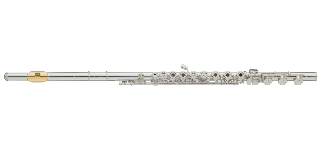 300 Series Intermediate Flute with Inline G, B Foot and Gold-Plated Lip Plate