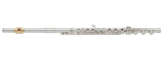 Yamaha Band - Intermediate Flute - Sterling Silver Headjoint, Gold Plated Lip Plate