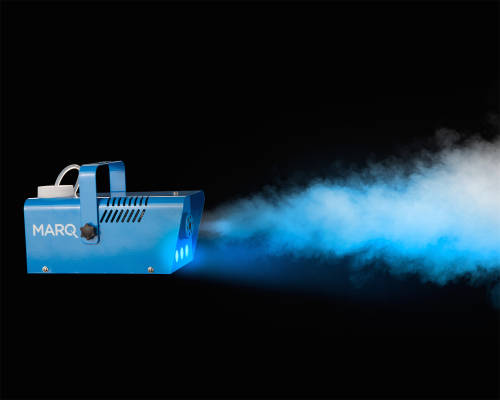 FOG 400 LED Quick-Ready Fog Machine w/ LEDs - Blue Casing, Blue LED