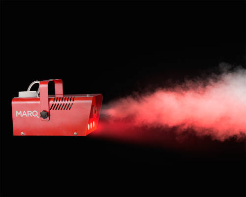 FOG 400 LED Quick-Ready Fog Machine w/ LEDs - Red Casing, Red LED