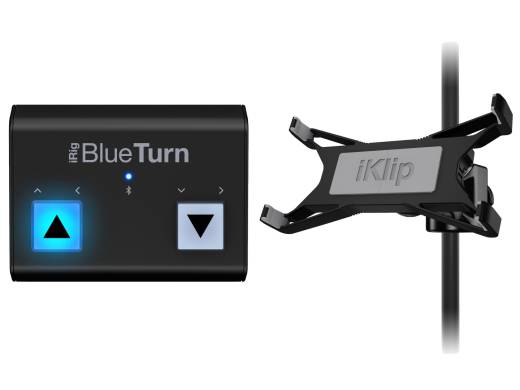 IK Multimedia - Bluetooth Page Turner + iKlip Xpand Bundle