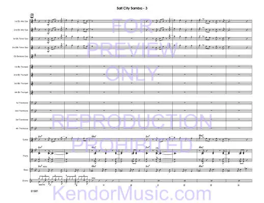 Salt City Samba - Neu - Jazz Ensemble - Gr. 4
