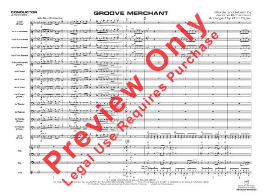 Groove Merchant - Richardson/Sigler - Jazz Ensemble - Gr. 2