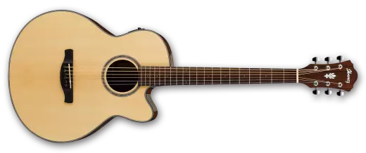 AEL Series Baritone Acoustic Electric Guitar - Natural High Gloss