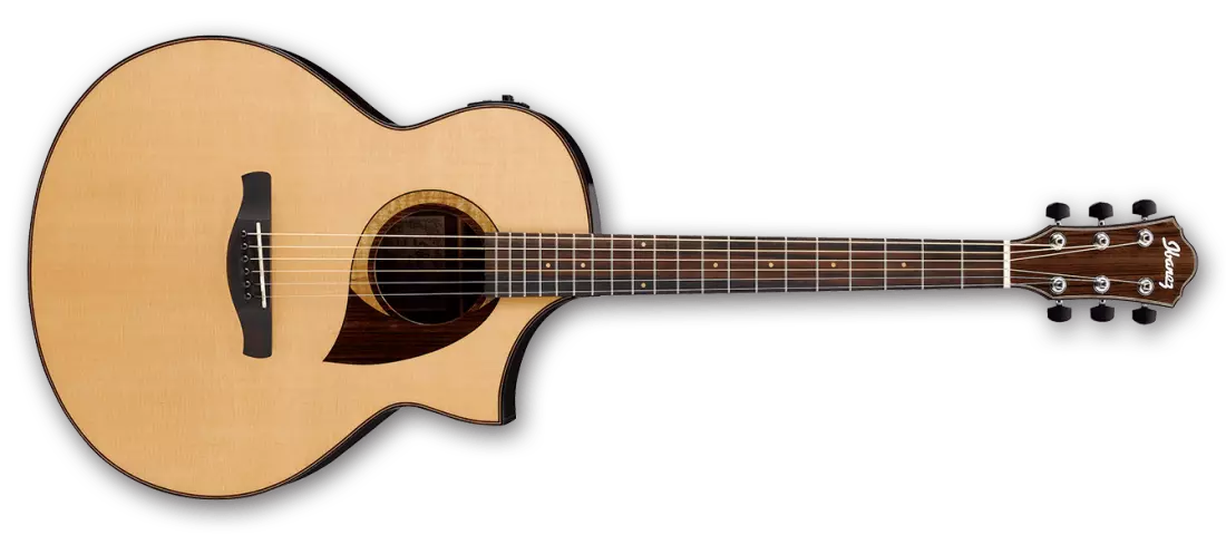 AEW Series 6 String Acoustic/Electric - Natural High Gloss